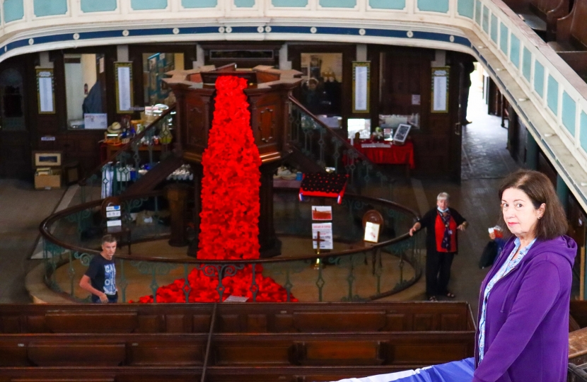 Jo Gideon MP, Visits Bethesda Methodist Chapel