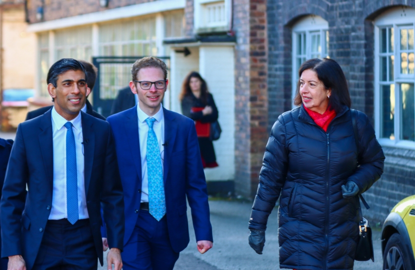 Chancellor Rishi Sunak visits Stoke-on-Trent