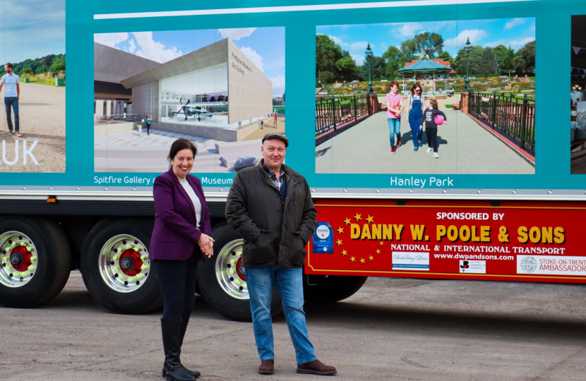 Jo Gideon MP visits DWP & Sons