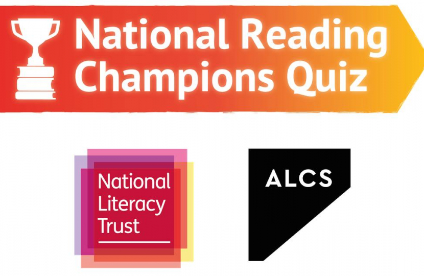 that schools in my area are taking part in the Regional Heats of The National Reading Champions Quiz!