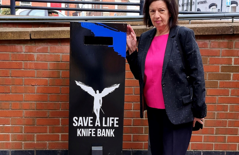 Hanley Police Station to see their surrender bin