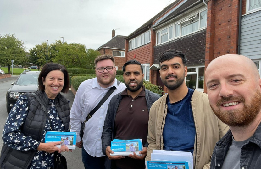 Bentilee and Ubberley helping local Conservative candidate Matthew J.Bridger