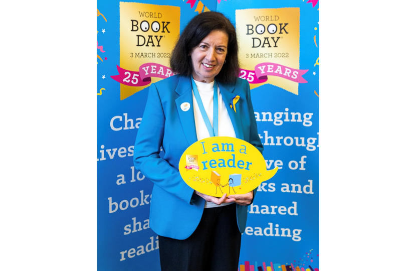 Jo Gideon MP celebrates the 25th birthday of World Book Day