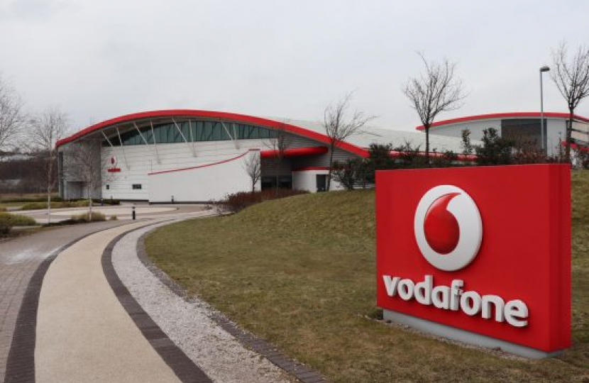 Jo Gideon MP welcomes Vodafone investing into Stoke-on-Trent Central with the creation of 300 new customer-facing roles at its Stoke-on-Trent office