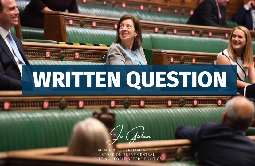 Written Question: Question for Department of Health and Social Care