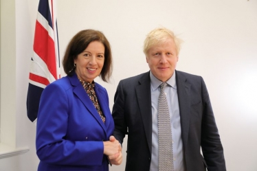 jo with boris