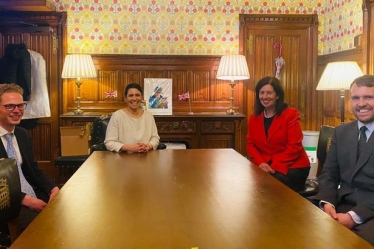 Jo and Stoke MP's meet with Home Secretary Priti Patel