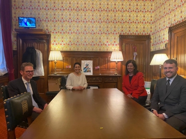 Jo and Stoke MP's meet with the Home Secretary