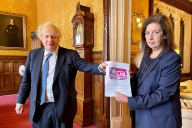 MP Jo Gideon takes Harper-Lee's Law to Boris Johnson