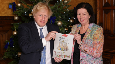 I was delighted to show the winning design in my Christmas card competition to the Prime Minister recently. He was very impressed with Emilie’s work!