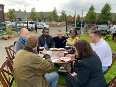 It was great to recently meet with local members of the community at the Betty Rushton Community Gardens and hear about the issues affecting them in their local communities.