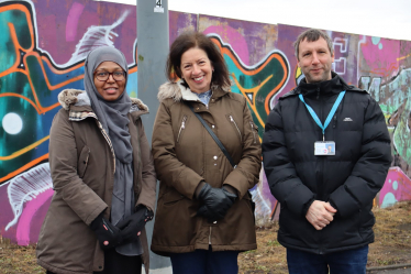 Jo Gideon MP joins the Brighter Futures rough sleepers team