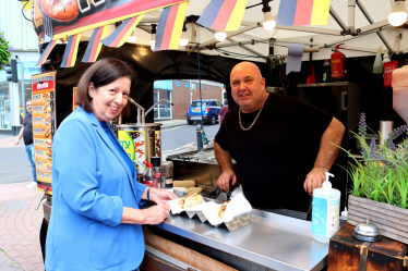 Hanley Continental Market in the city centre