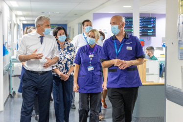 Secretary of State for Health & Social Care visits Stoke-on-Trent Centra