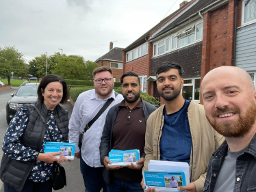 Bentilee and Ubberley helping local Conservative candidate Matthew J.Bridger