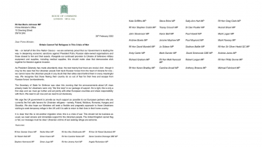 Jo Gideon MP co-signs letter to the Prime Minister to ensure the United Kingdom provides proper support for Ukrainian refugees fleeing from war to their neighbouring EU countries