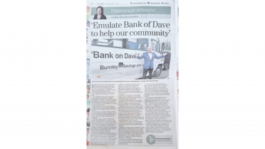 Personally Speaking: "Emulate Bank of Dave to help our community"